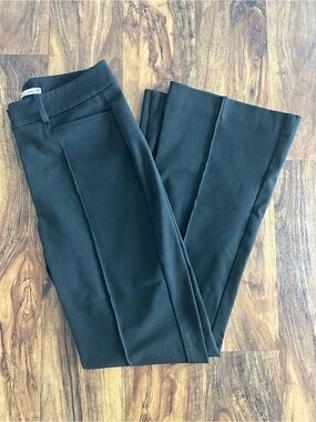 A&F Women’s Black Dress Pants - High Rise Slim Boot Cut